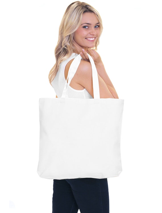 New FACTORY SECONDS Blank Tote Bag Extra Large Heavy Duty Canvas