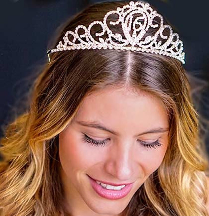 Sweet 16 Rhinestone Tiara Birthday Tiara 16th Birthday Etsy