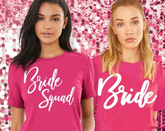 Bachelorette Party Shirts - Magenta Bride, Hot Pink Bachelorette Shirts, Bachelorette Party, Bachelorette Party Supplies, Bridesmaid Shirts