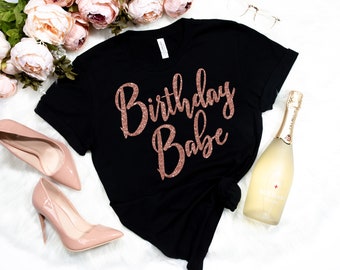 Rose Gold Birthday Shirt • Birthday Tee • Birthday Top • Birthday Shirts • Birthday Party • Birthday Ideas • Birthday Girl • Birthday Squad