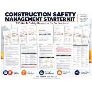Construction Safety Management Starter Kit - Etsy
