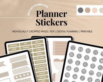 900+ Functional Digital Planning Stickers | ipad stickers, goodnotes stickers, widget stickers, pre cropped png stickers, digital stickers