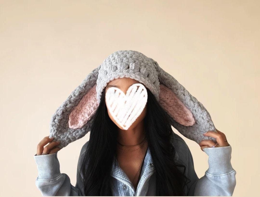 Bunny Style Hooded For Newborn Baby Winter Warm Fleece Long Sleeve Jumpsuit Romper Outwear Bonds Baby (Grey, 0-6 Months