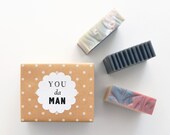 Triple Bar Gift Set - 3 Handmade Soaps - Choose from 6 Messages