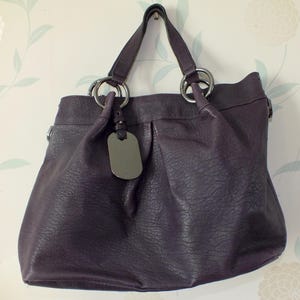 MULBERRY SHIMMY Tote Bag aus LILA Leder mit Dustbag.Einfach wunderschön!