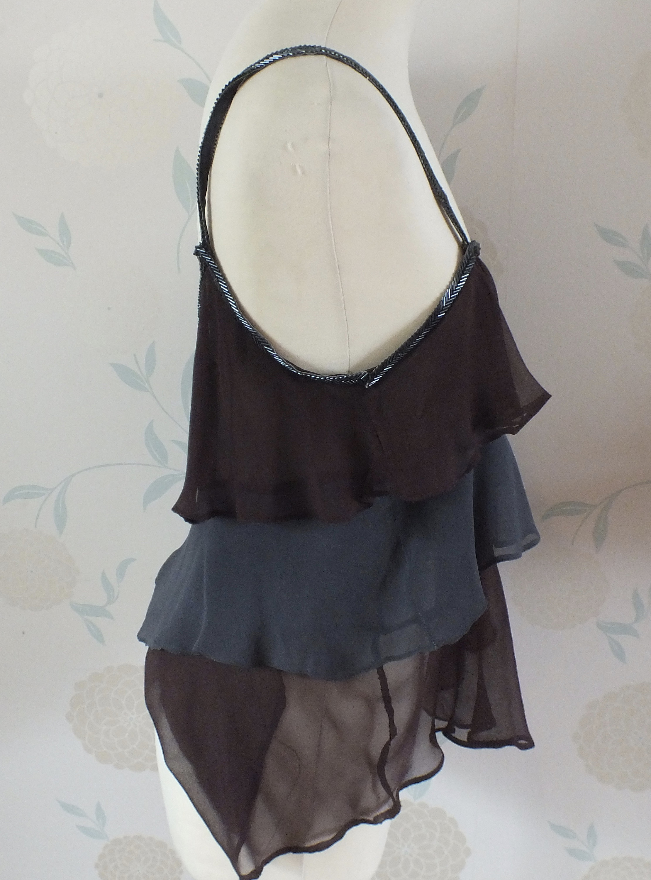Bone fringed camisole