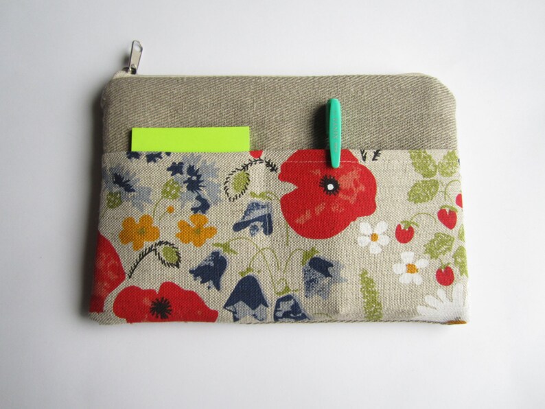 Linen Ereader Sleeve With Pocket Ipad Mini Case Ipad Air Etsy