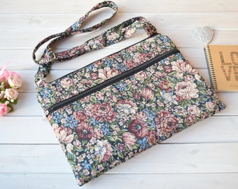 Macbook Air 13 Case - Macbook Air Bag - Laptop Bag - Macbook 16 inch bag - Tapestry Laptop Bag - Crossbody Laptop Bag - Adjustable Strap