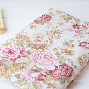 Funda MacBook de flores con botón, funda para MacBook, funda para Apple MacBook, funda para MacBook, funda para MacBook de 13 pulgadas, funda para Mac Air m1 imagen 2