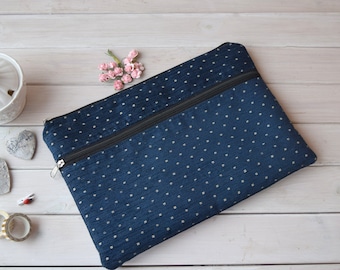 Navy blue MacBook Air 13 case, MacBook Pro 13 sleeve, MacBook Pro 14 cover, MacBook Air sleeve, MacBook case, iPad case, MacBook Air 11 case