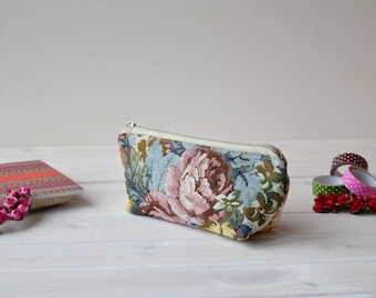 Make up bag, Toiletry bag, Cosmetic bag, Travel bag, Cosmetic case, Travel makeup bag, Zipper bag, Storage bag, Pencil case, Floral bags