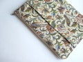 Floral Birds MacBook Sleeve: Upholstery Laptop Case with Pockets product logo