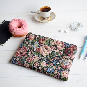 Ipad air pro sleeve, Floral ipad case kindle cover, kobo case, nook sleeve, nexus cover, ipad mini case, paperwhite sleeve, oasis case