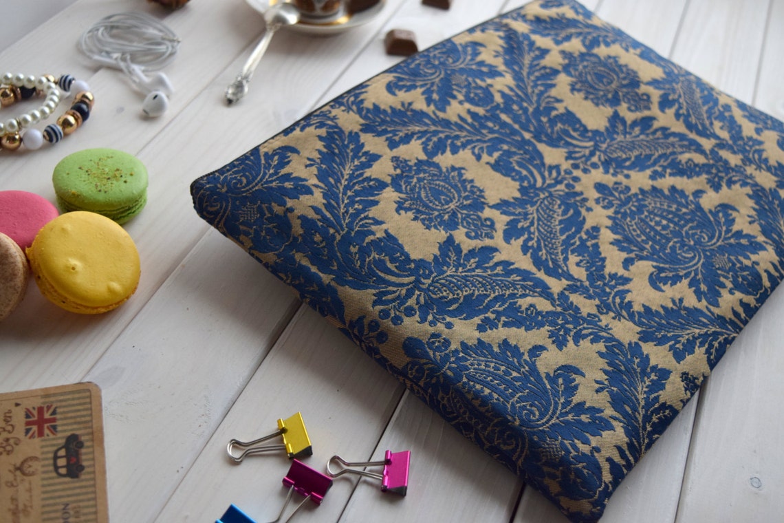 Blue MacBook 13 sleeve with pockets Mac Air Pro 13 sleeve ...