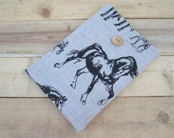 Horses eReader sleeve, iPad/iPad Air sleeve, iPad mini sleeve, Kindle Paperwhite sleeve, Kobo sleeve, Nook case, Nexus 7 sleeve