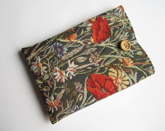 Poppies Tapestry iPad Mini Sleeve, Kindle Paperwhite Case