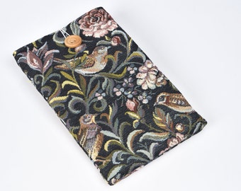 Ready to ship - Birds Kindle Paperwhite sleeve, Roses Kindle Paperwhite case, Kindle Paperwhite cover, Kindle Paperwhite case with button