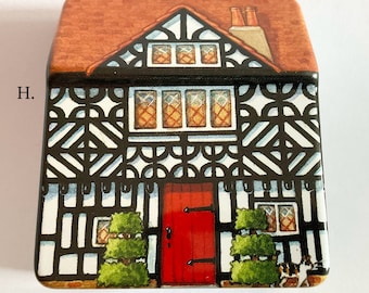 Little Tin, HOUSE, fully printed exterior and interior detailing, cute little gift to give or receive, collectable,