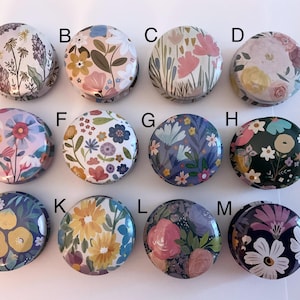 PRICE per TIN 2.95, Little Tins, Little Decorative Tins, Small Patterned storage tins, gift idea,