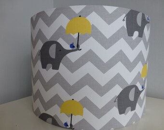 nursery lampshade grey