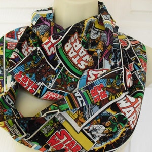 Star Wars/The Empire Strikes Back Action Comic Books, Super Heros Fabric Infinity Cotton Scarf image 1