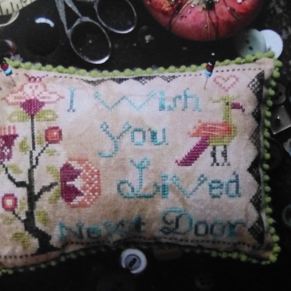 Cross Stitch I Wish You Lived Next Door Etsy