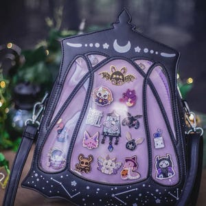 Itabag Black Lantern : Présentoir à épingles en cuir végétalien