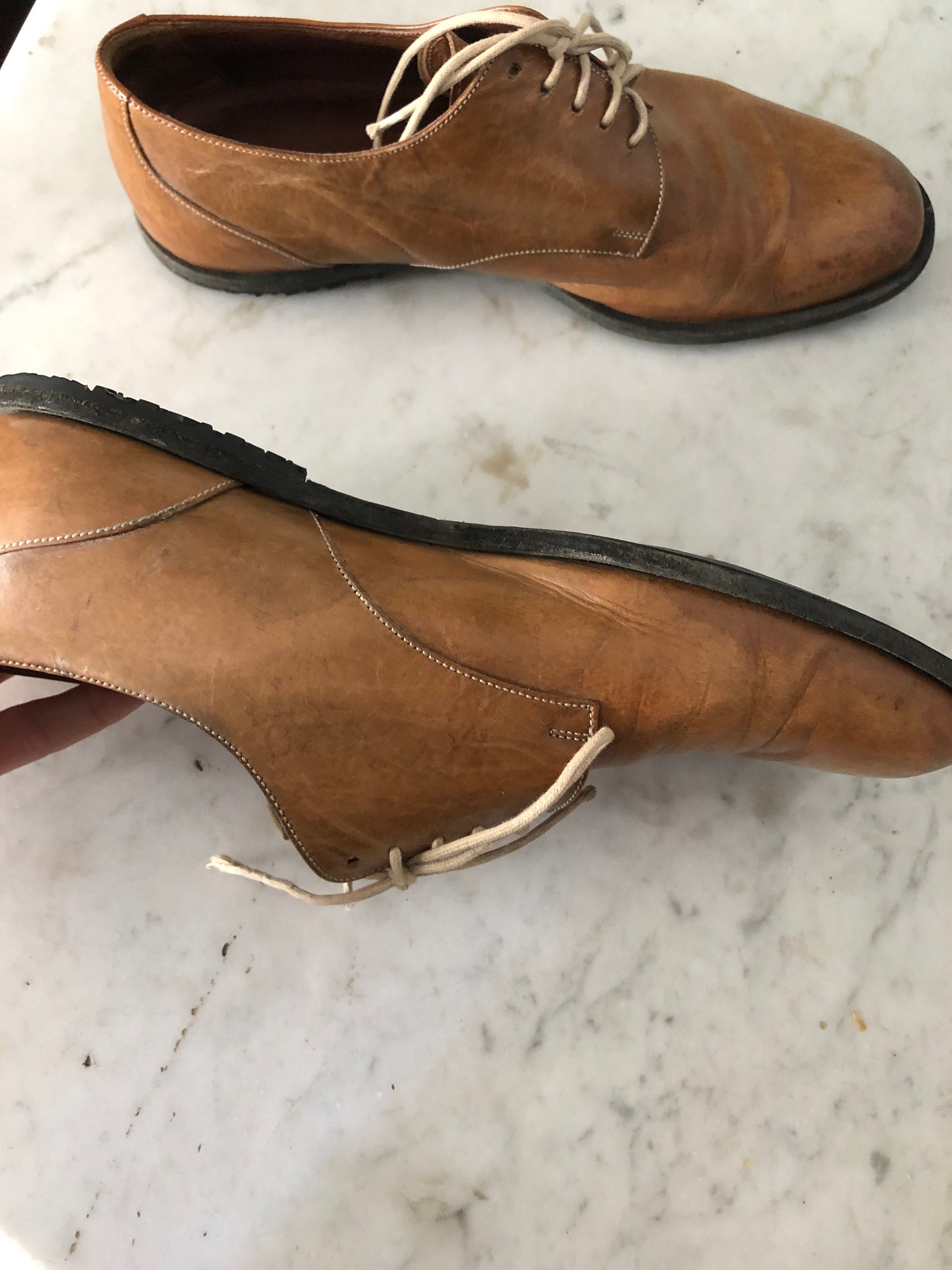 Dries Van Noten Brown Suede Oxfords Dries Von Noten Dries Van Noten Shoes | The RealReal main image 3