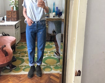 Vintage w32/ 33 Levis 501 xx / jeans indigo blue levi s men unisex boyfriend made in USA  80s