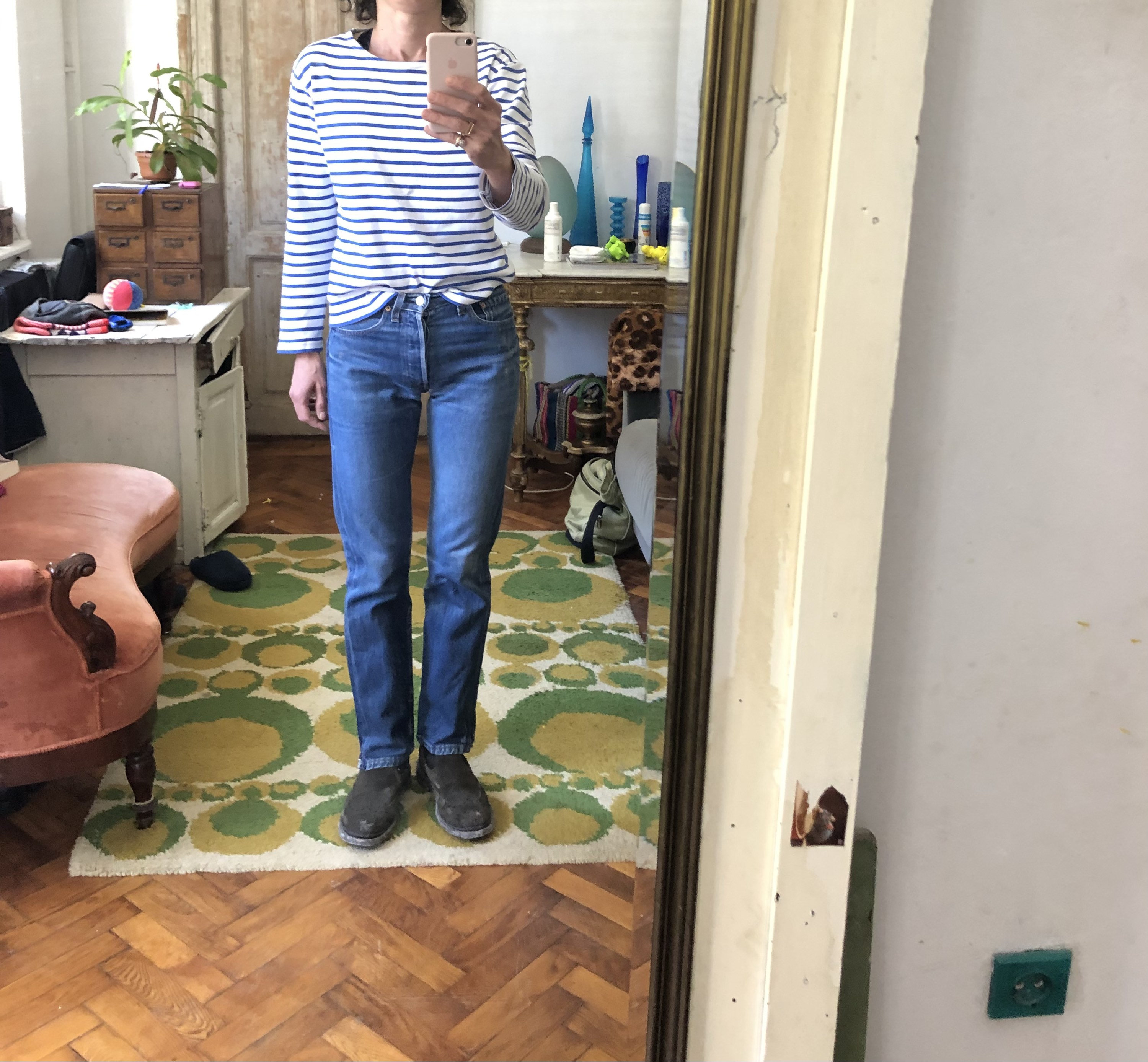 W 28 X 32 Levis 501 Xx Indigo Blue 