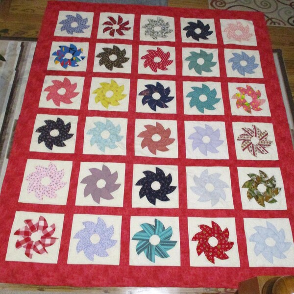 Patchwork Pinwheel - Etsy