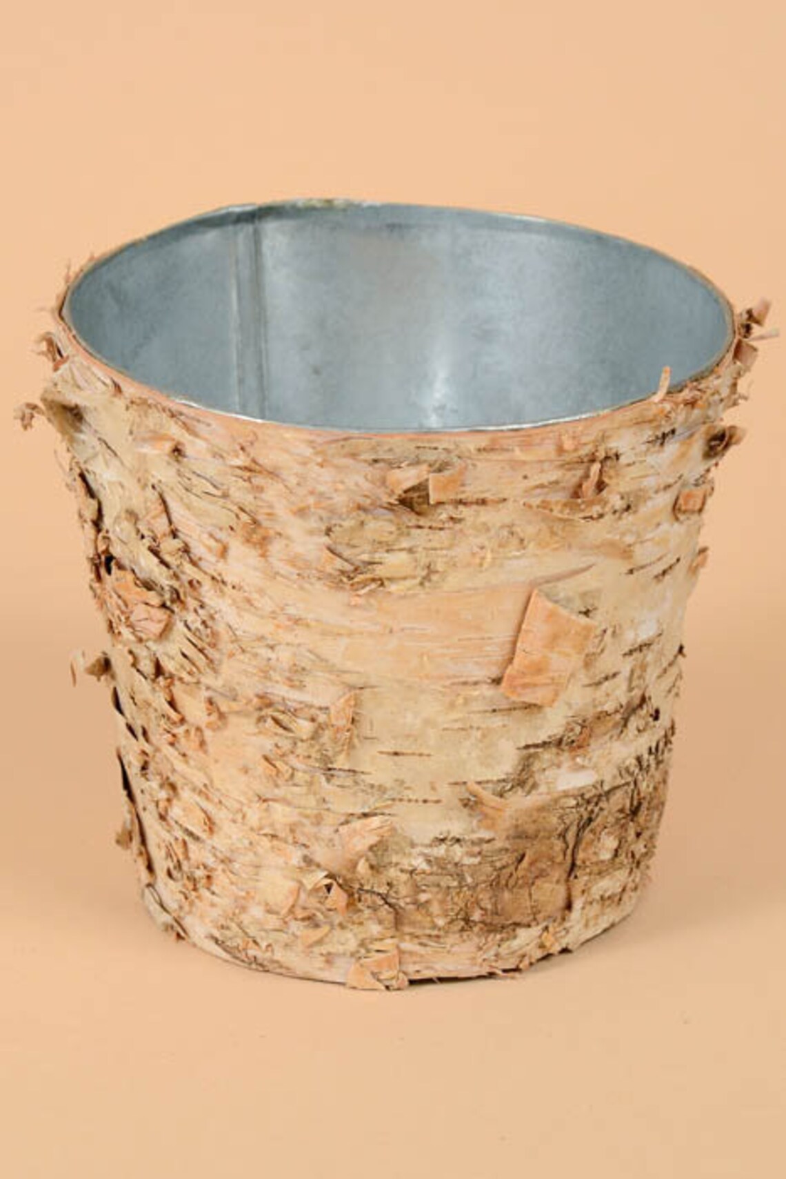12 Birch Bark Wrapped Zinc Containers Birch Bark Container Etsy