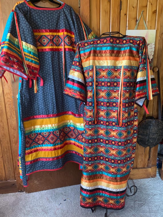 Custom Ribbon Dress: Ceremonial Pow Wow Regalia
