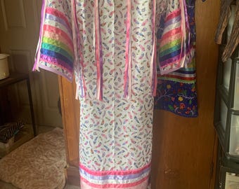 Damen Sm/Med Ribbon Kleid