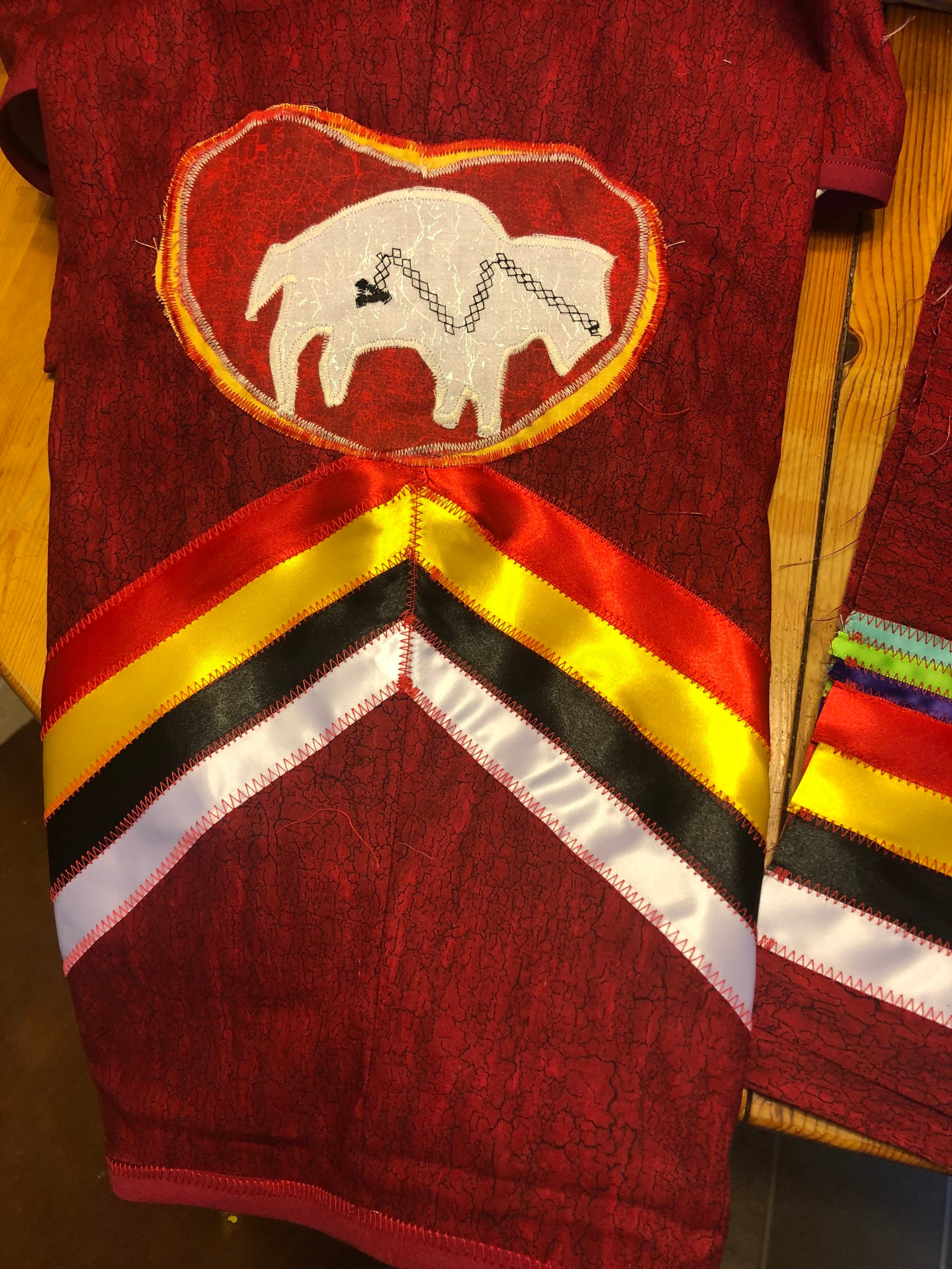 Native American Style Black Wool Breechcloths, Loincloth Powwow Regalia Flap BRCH02