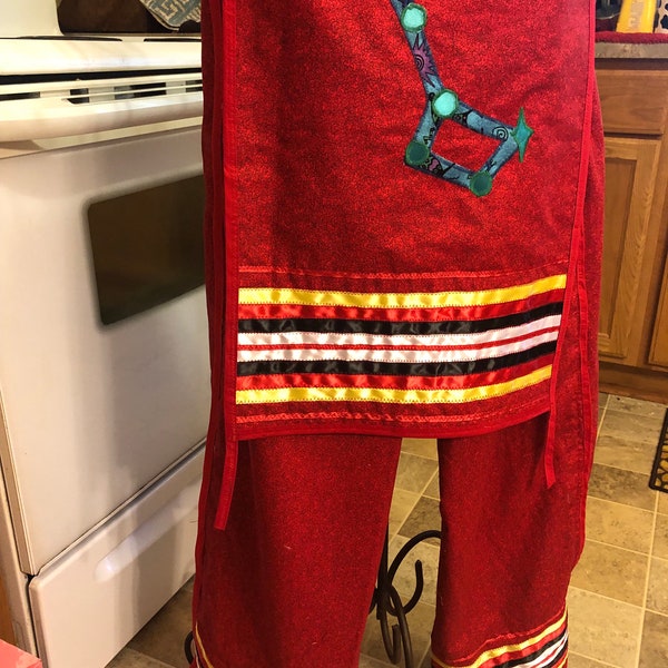 Men’s breech cloth and leggings, Regalia, Men’s pow wow regalia, Men’s Sundance Skirts