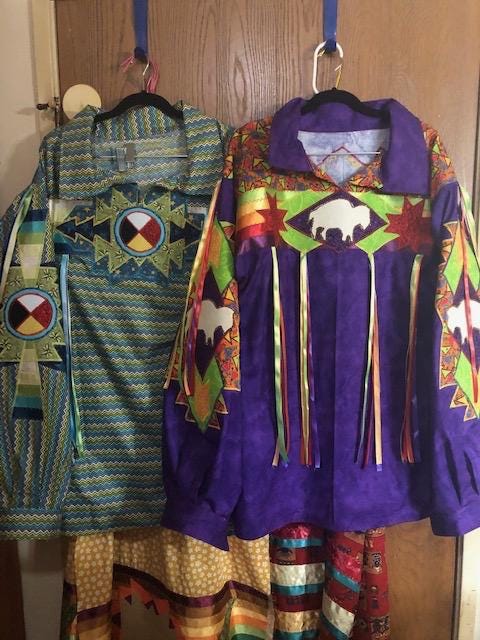 Ceremonial Ribbon Shirt, Pow Wow Regalia, Sundance Shirt - Etsy