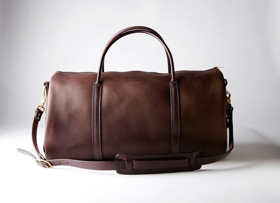 leather overnight bags