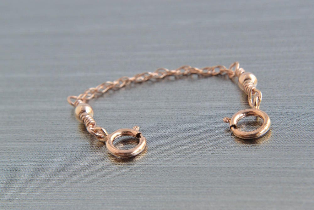 Jewelry Safety Chain Bracelet Guard Double Clasp Extender Etsy