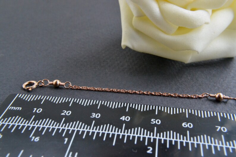 Necklace Extender Rose Gold Extender 14K Rose Gold Filled Etsy