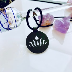 Lotus Cutout Pendant