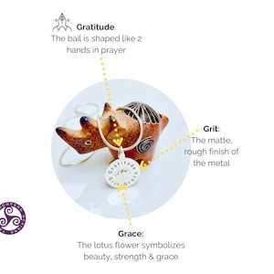Grit Grace Gratitude Pendant