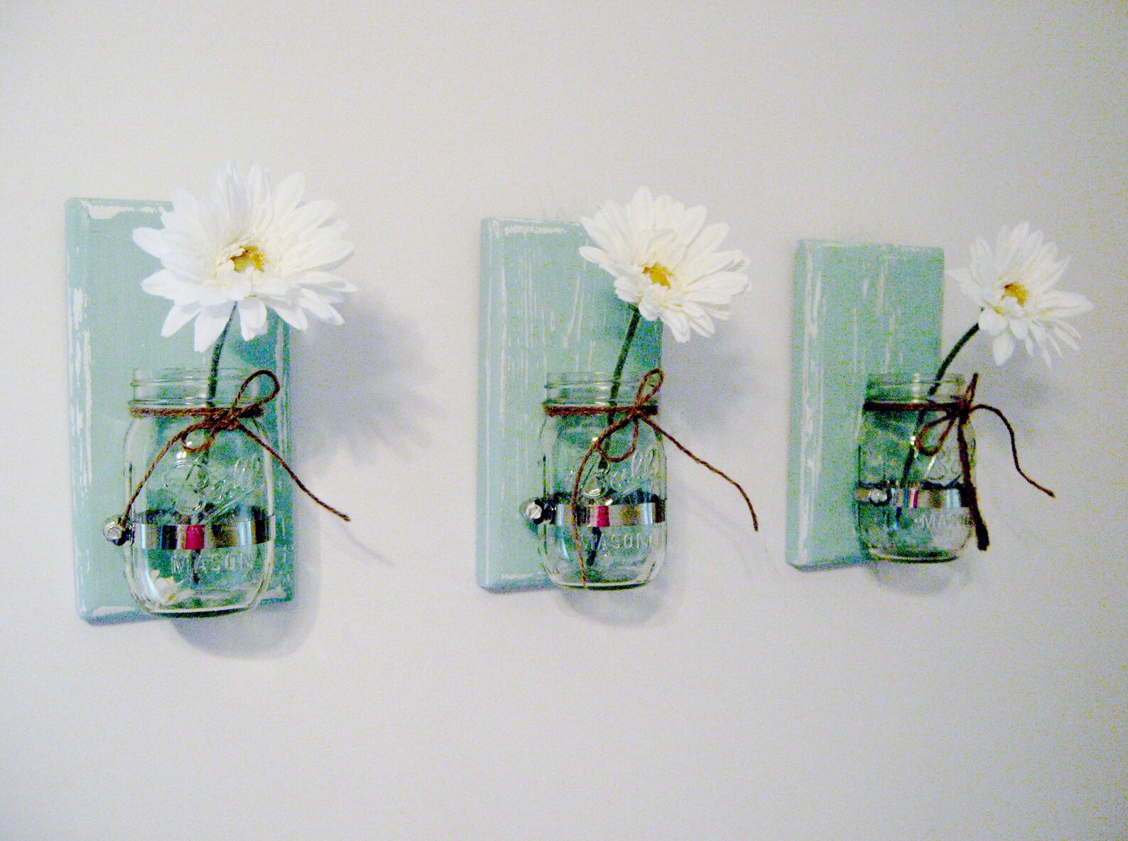 HANGING WALL VASES Set of 3 Vases Wedding Wall Vases Etsy