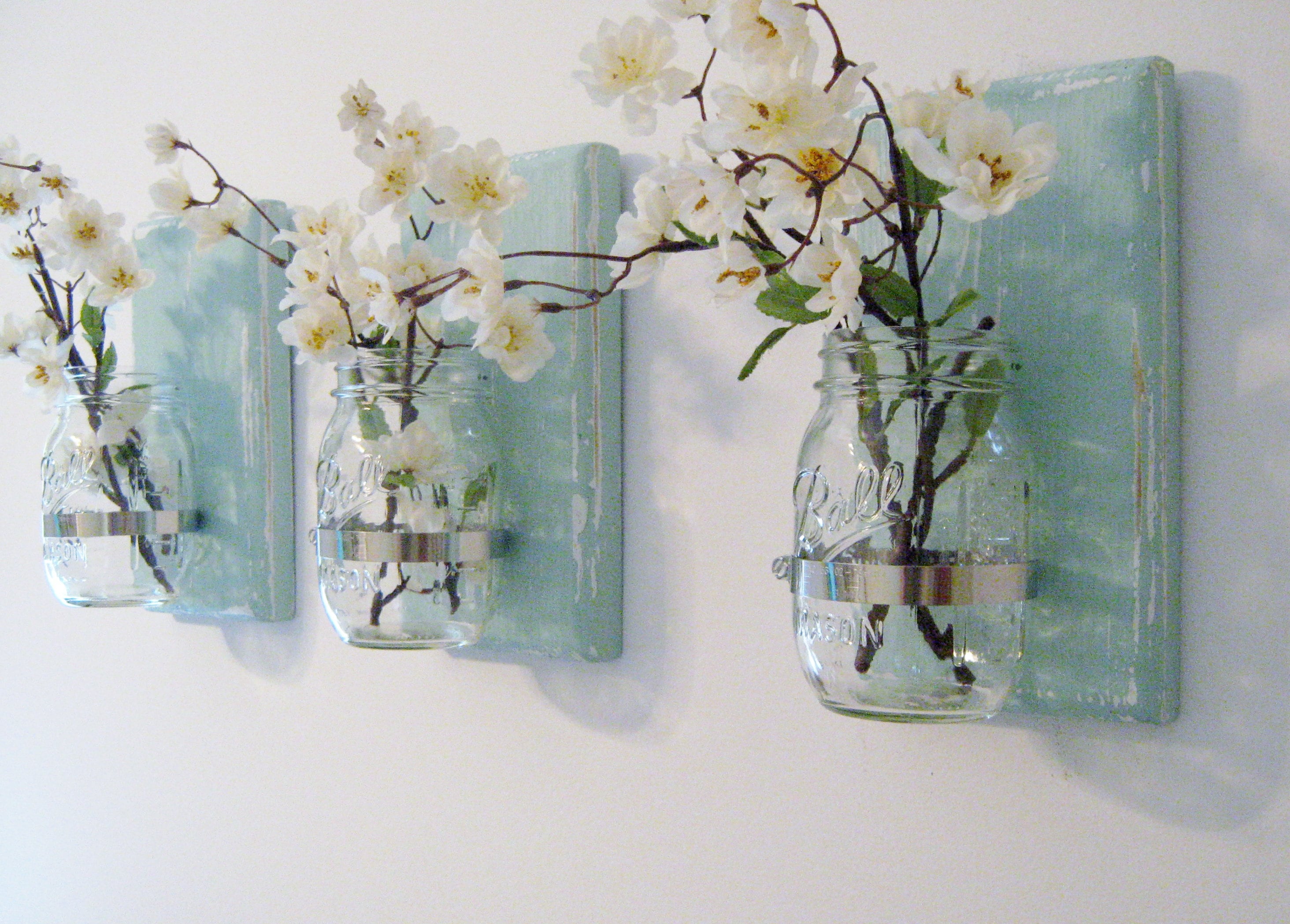HANGING WALL VASES Set of 3 Vases Wedding Wall Vases Etsy