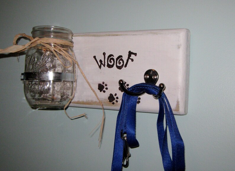 Dog Leash Hook Key Hook Entryway Organizer Farmhouse Etsy