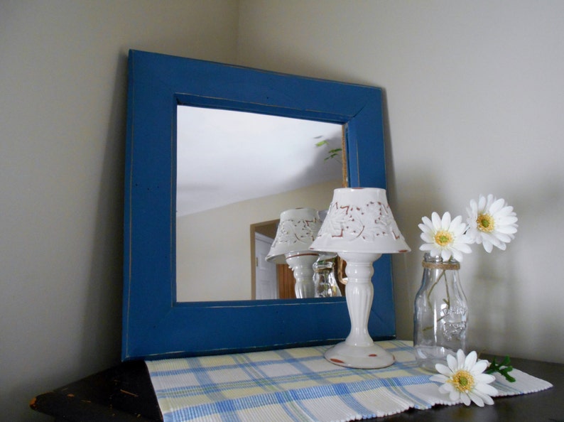 SMALL RUSTIC MIRROR Rustic Wall Mirror Reclaimed Wood Mirror Etsy