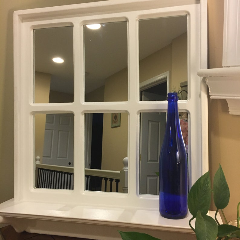 MIRROR WALL DECOR Window Pane Mirror - Etsy