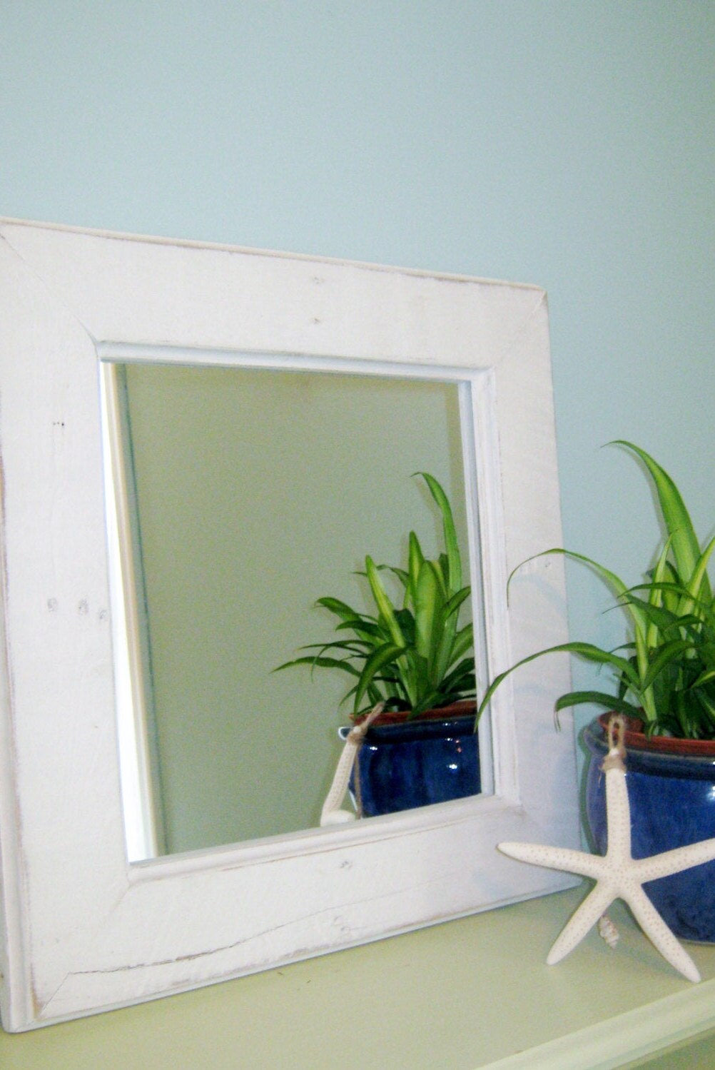 Rustic Farmhouse Mirror In Black Etsy