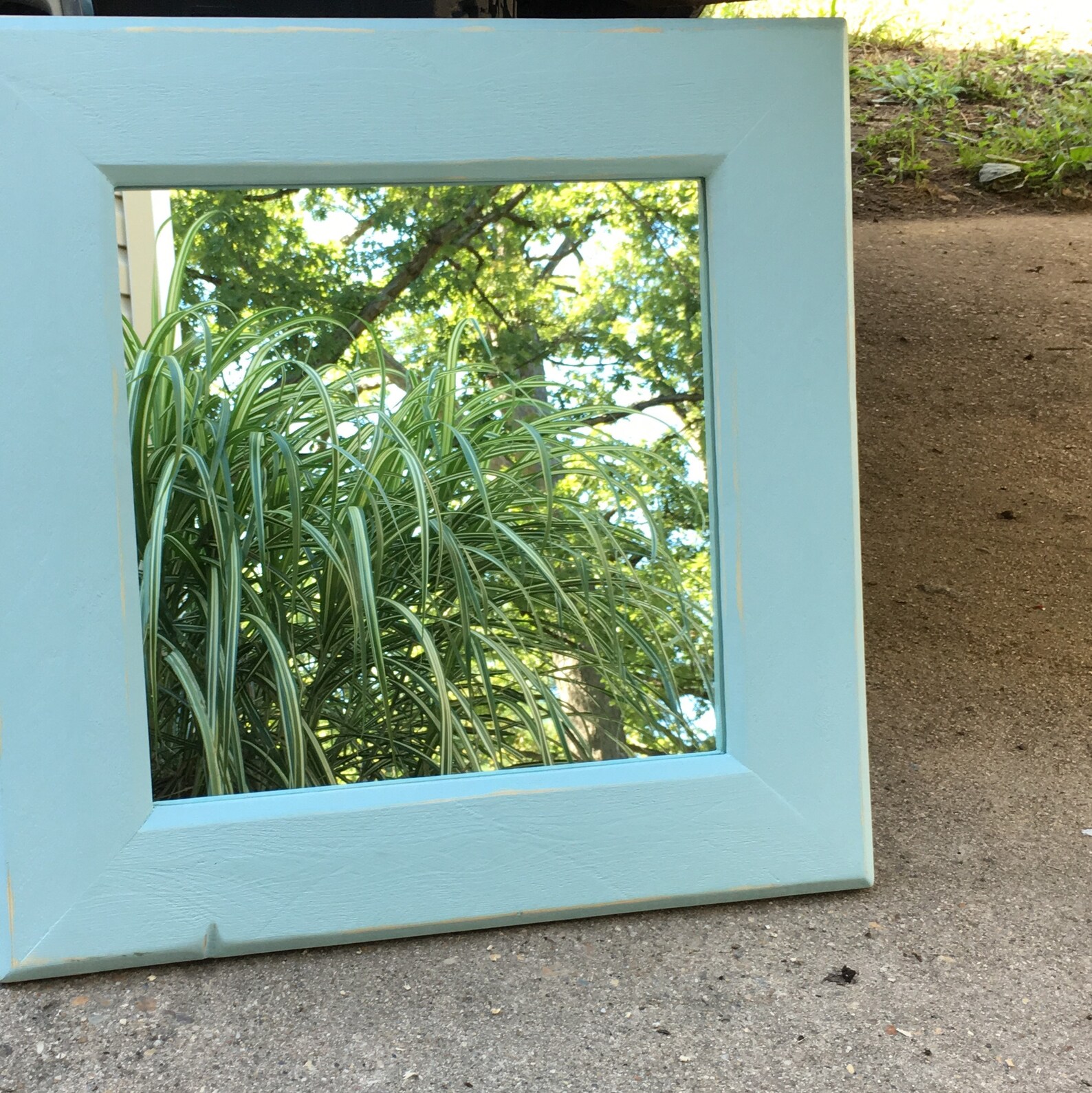 Rustic Farmhouse Mirror in Black Etsy