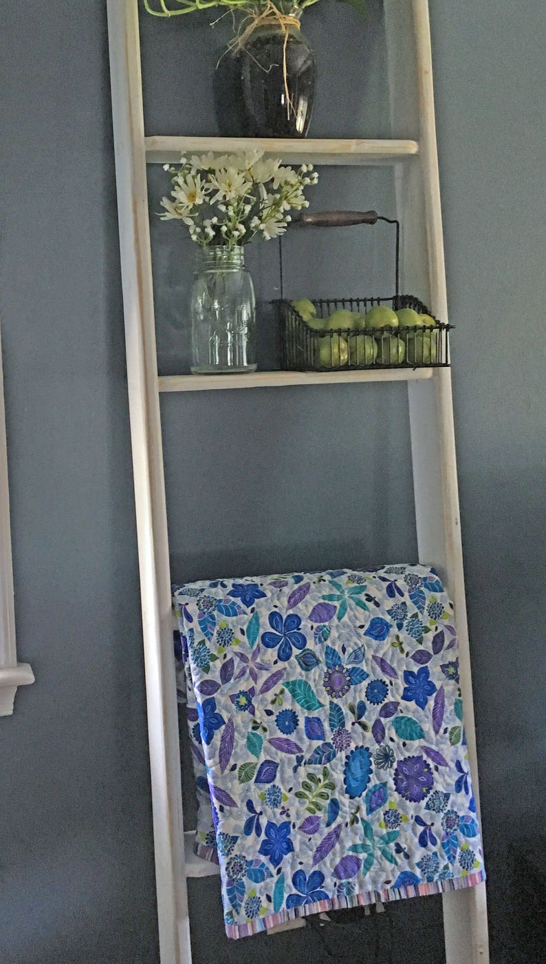 WOOD LADDER Towel Ladder for Bathroom Etsy